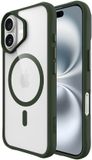 Buddi Hybrid Apple iPhone 17 Hoesje MagSafe Back Cover Transparant Groen