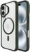 Buddi Hybrid Apple iPhone 17 Hoesje MagSafe Back Cover Transparant Groen