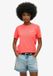 Superdry ESSENTIAL LOGO GD POCKET TEE T-shirt Femme Fiery Coral S