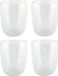 Bellatio Design Luxe dubbelwandige theeglazen - 4x stuks - 300ml