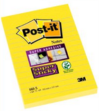 Post-it 660-S Zelfklevend notitiepapier Geel Rechthoek 10,20 cm x 15,20 cm