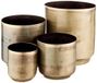 Kalalou Plantenbak, Metaal, Messing, One Size