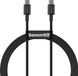Baseus USB-C naar USB-C kabel Max 100 Watt - Zwart - 1 meter