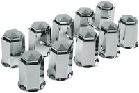 Lampa ABS moerkapjes voor vrachtwagens, set van 10 stuks - 32 mm - Chroom
