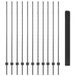 vidaXL - Gelast draadhek met palen - 25 x 1,5 m - PVC-Coated Staal - Grijs