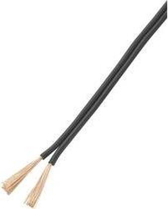 TRU COMPONENTS 1566993 Wire 2 x 2.50 mm² Black 50 m