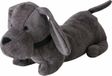 Boltze Deurstopper gewicht - dieren thema Teckel hondje - 1 kilo - grijs - 38 x 15 cm