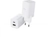 Allity ATC-01-45WAC GaN Chargeur rapide 45W USB-C & USB-A Blanc