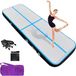 Markenlos Airtrack Airtrack 3 meter - Airtrack 20 cm dik - Airtrack gymnastiek - Airtrack turnmat - 300x100x20cm - Zwart|Blauw