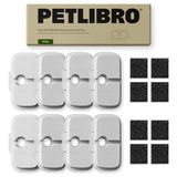 PETLIBRO Drinkfontein Kat Filter, Verpakking van 8 Vervangingsfilters voor Dockstream Kattendrinkfontein PLWF005, PLWF115, PLWF105, Filter met Verticale Filtratie voor Kattenfontein