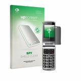 upscreen - privacy screenprotector voor bea-fon SL645 - Folie Beschermfolie Blauwlichtfilter
