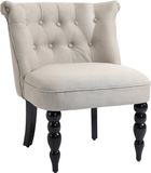 HOMCOM Relaxfauteuil Beige/Zwart