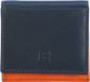 DuDu Flavio Portemonnee Leder 9.5 cm - Unisex - Staand formaat - navy