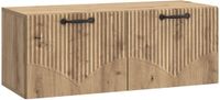 vidaXL Wandmontage TV-kast 78,5 x 31 x 30 cm Artisanaal eiken