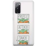 ERT GROUP mobiel telefoonhoesje voor Samsung S20 FE / S20 FE 5G origineel en officieel erkend Star Wars patroon Baby Yoda 009