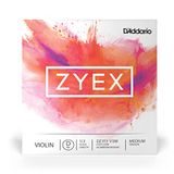 D'Addario DZ313-1/2M Zyex viool enkele snaren 'D' aluminium 1/2 medium