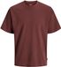 Jack & Jones T-shirt met ronde hals voor heren, maat XL, biologisch katoen, effen, Bitter Chocolate