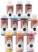 Merkloos Acrylverf Glossy, diverse kleuren, 10x120 ml