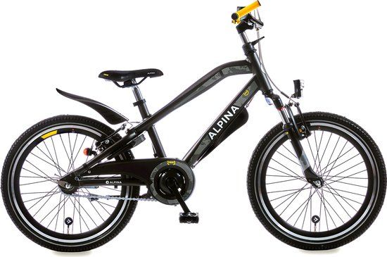 Alpina Trial J22 Space Black Matt Mountainbike 22 Inch Jongens Zwart