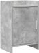 vidaXL Table de chevet gris béton 40 x 30 x 60 cm Bois de placage
