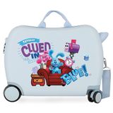 Blue's Clues and You kinderkoffer, blauw, 50 x 38 x 20 cm, stijf, ABS, zijdelingse combinatiesluiting, 34 kg, 1,8 kg, 4 wielen, handbagage.