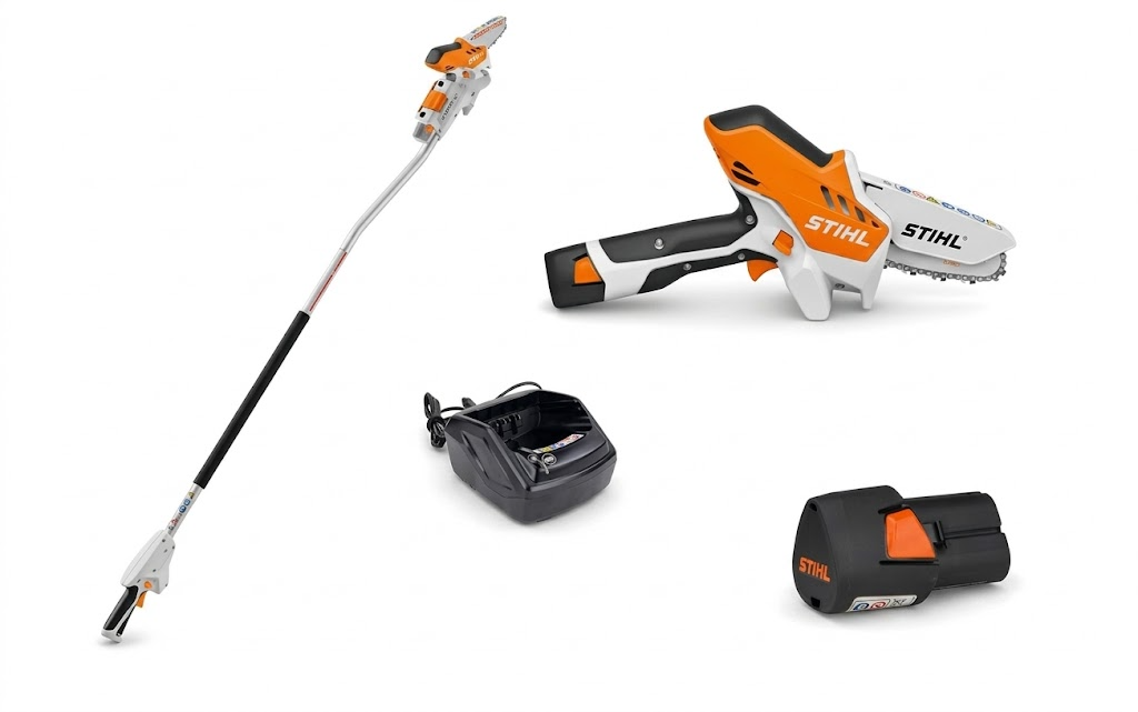 Merkloos Stihl GTA 26 accu-snoeischaar met accu, lader en verlengsteel