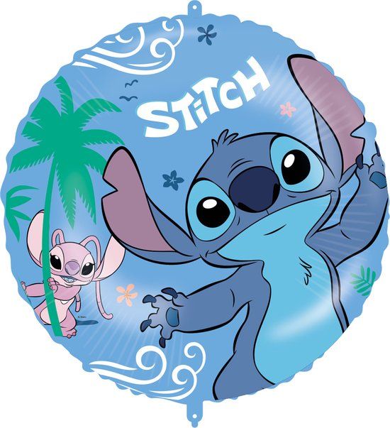 Top1Toys Globos Europe BV Stitch folieballon 46 cm Blauw