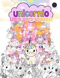 Libro para colorear UNICORNIO: 50 dibujos adorables de unicornios para niños y niñas de 4 a 8 años