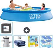Intex Rond Opblaasbaar Easy Set Zwembad - 305 x 61 cm - Blauw