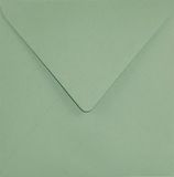 Netuno Gladde groene enveloppen vierkant K4-153 - 153 x 153 mm - 25 stuks - NK natgelijmde - 120 gram - Keaykolour