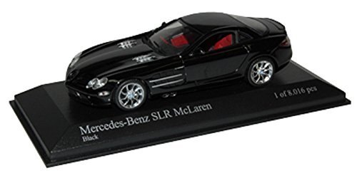 MINICHAMPS Gestanst model Mercedes-Benz Mclaren SLR (schaal 1:43 in zwart)