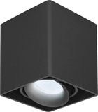 HOFTRONIC Esto Plafondspot - Zwart - Kantelbaar en Dimbaar - GU10 - 6000K - 5W - 400lm