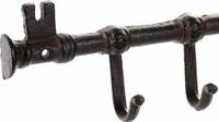 DKD Home Decor Wandkapstok Gietijzer Bruin