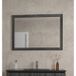 Saniclass Base Spiegel - 100x70cm - zwartbruin SW773972