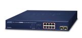 PLANET GS-4210-8P2S Commutateur Ethernet PoE+ Gigabit géré
