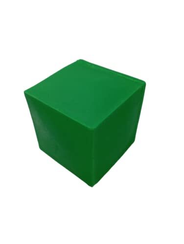 LANco 8424678904149 Green Cube; 100% natuurlijk rubber, groen, 200 g