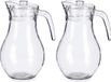 Artesania Cerd Vivalto carafe avec couvercle - 2x - verre - contenu 1,8 litre - transparent