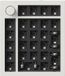 Keychron Q0 Max, draadloos mechanisch numeriek toetsenblok / cijferblok, "barebone" (zonder toetsen), behuizing wit, model Q0M-B4