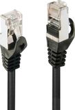 LINDY 48385 RJ45 Netwerkkabel, patchkabel CAT 5e F/UTP 10.00 m Zwart 1 stuk(s)