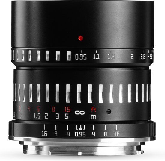 TT Artisan 50mm F/0.95 Lens for Canon EOS-R - Black/Silver