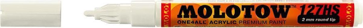 Molotow ONE4ALL Gebroken witte verfstift - 127HS-CO 2mm marker