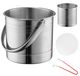 Brosseur en inox 1,5L avec couvercle
