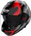 Nolan N120-1 Frenesia 373, casque modulaire, couleur: Noir/Gris/Rouge, taille: XL
