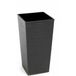 Siena Garden Plantenbak Nizza grafiet kunststof 25 cm