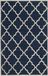 Safavieh Cambridge Collection CAM312 Vloerkleed, Wol, Navy & Ivoor, 122 x 183 cm