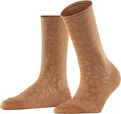 FALKE Shiny Special Edition eenkleurig lyocel sokken dames geel - maat 35-38