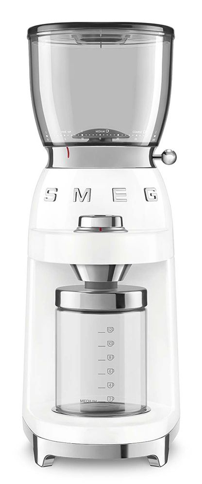 Smeg CGF01WHEU Koffiemolen - Wit - 30 Maalstanden