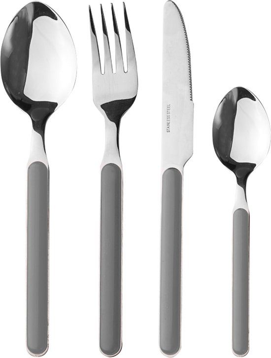 Brunner 16-delige bestekset grijs
