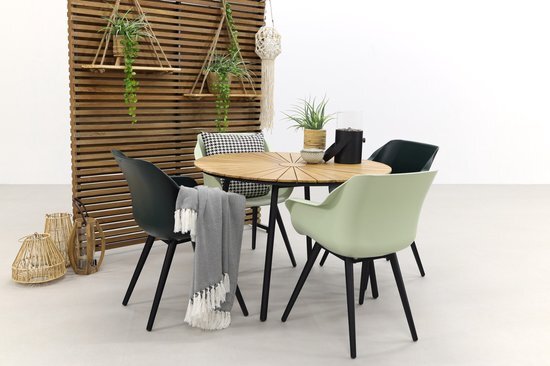 Hartman Sophie Studio French- Night green/Dave teak 110 cm. tuinset - 5-delig