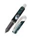 Online Inktpatronen Rollerball College Voetbal, Pen voor rechtshandigen en linkshandigen, ergonomisch handvat, hoogwaardige rollerball balpen, standaard inktpatronen, incl. combipatroon blauw
